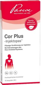 Cor Plus-Injektopas Flüssige Verdünnung zur Injektion Ampullen, 10 Stück