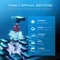 Roccat Vulcan II Mini Air, LEDs RGB, schwarz, TITAN II OPTICAL RED, USB/Bluetooth, DE Vorschaubild