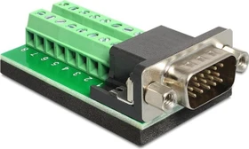 DeLOCK VGA [Stecker] auf 16-Pin-Terminalblock Adapter (65424)