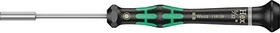 Wera Kraftform Micro 2069 zöllig Elektroniker Außensechskant Schraubendreher zöllig, 5/32"x60mm