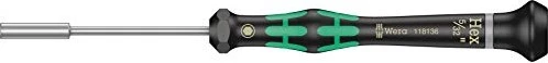 Wera Kraftform Micro 2069 zöllig Elektroniker Außensechskant Schraubendreher zöllig, 5/32"x60mm