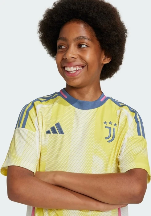 adidas Juventus Turin 2024/2025 Auswärtstrikot pure sulfur (Junior)