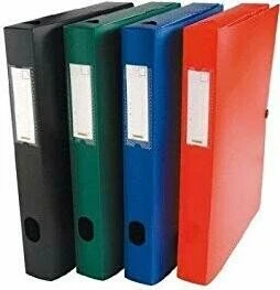 Elba Memphis Sammelbox, 80mm, A4, farbig sortiert, 8er-Set