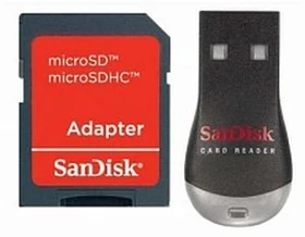 SanDisk MobileMate Duo Single-Slot-Cardreader rot, USB 2.0