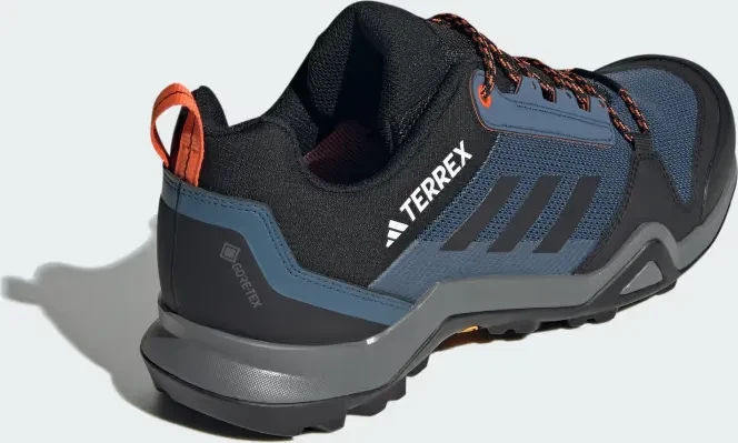 adidas Terrex AX3 GTX wonder steel/core black/semi impact orange (Herren)