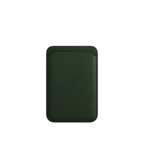 Apple iPhone Leder Wallet mit MagSafe schwarzgrün
