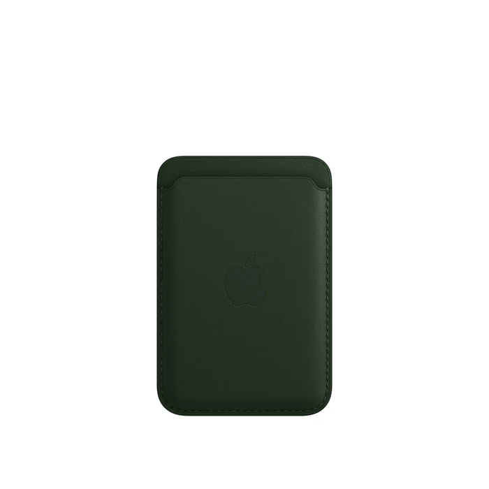Apple iPhone Leder Wallet mit MagSafe schwarzgrün