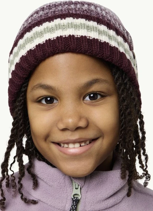 Jack Wolfskin Night Hiker Beanie boysenberry/wild blossom (Junior)