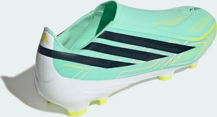 adidas F50 Hyperfast League Laceless FG pulse mint/night navy/solar lemon