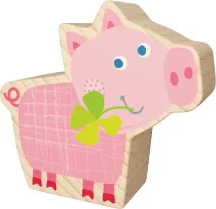 HABA My 1st Block World Schwein Rosali (2013968001)