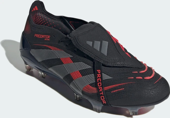 adidas Predator Elite Fold-Over Tongue FG core black/grey four/lucid red