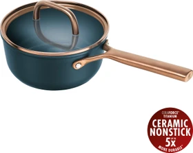 Zwilling Milano Stieltopf mit Glasdeckel 18cm blau