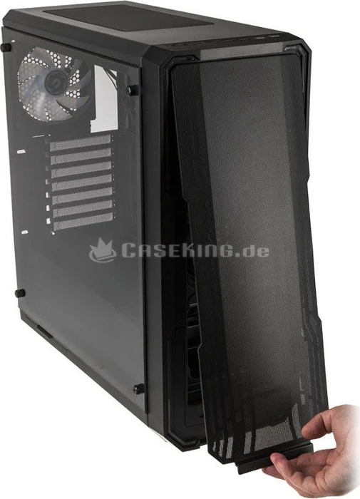 BitFenix Enso Mesh RGB, schwarz, Glasfenster