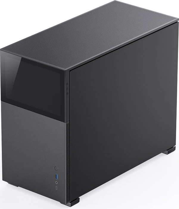 Jonsbo D31 Screen Black, schwarz, Glasfenster