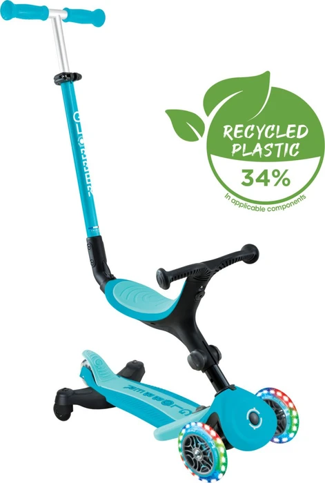 Globber Go Up Active Lights 360° Kickboard
