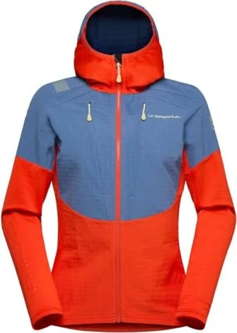 La Sportiva Session Tech Hoody Funktionsjacke cherry tomato/moonlight (Damen)