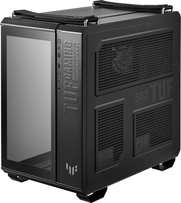 ASUS TUF Gaming GT502 Plus Black, Glasfenster