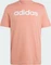 adidas Essentials Single Jersey Linear Embroidered Logo T-Shirt kurzarm wonder clay (Herren) Vorschaubild