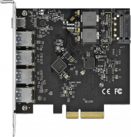 DeLOCK 1x USB-C 3.1, 4x USB-A 3.1, PCIe 3.0 x4