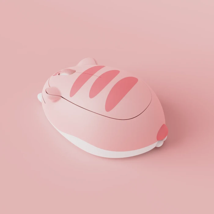 Akko x Waigua Cat Theme Wireless Mouse, Pink Angie, USB