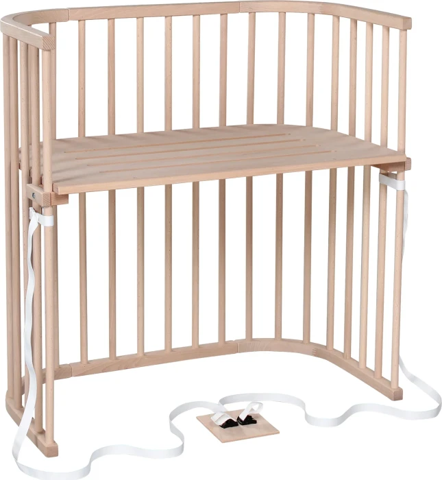 Babybay Boxspring Beistellbett buche unbehandelt