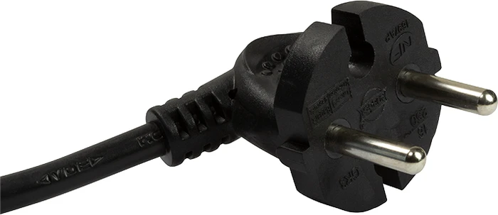 LogiLink Steckdosenleiste mit Schalter, 3-fach, Euro schmal, 1.5m, schwarz