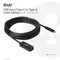 Club 3D USB-C 3.1 Kabel, aktiv, 10Gb/s, USB-C 3.1 Stecker auf USB-A 3.1 Buchse, 5m Vorschaubild