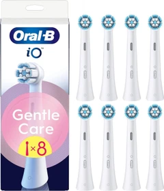 Oral-B iO Sanfte Reinigung Ersatzbürste weiß,     8 Stück