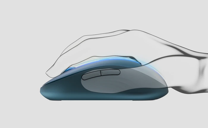Lenovo Yoga Bluetooth Silent Mouse, Tidal Teal, Bluetooth