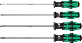 Wera Kraftform Plus Serie 300 335/350/355/4 Schraubendrehersatz, 4-tlg.