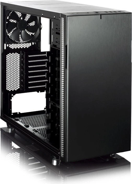 Fractal Design Define R5 Blackout Edition, Acrylfenster, schallgedämmt