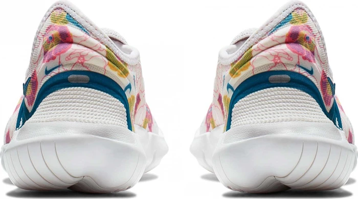 Nike Free RN Flyknit 3.0 white/laser orange/hyper pink/green abyss (Damen)
