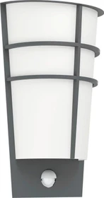 Eglo Breganzo 1 Sensor Wandleuchte 2-flammig anthrazit
