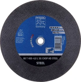 Pferd 80 T 400-4.0 L SG CHOP HD STEEL/25.4 Trennscheibe, 400x4x25.4mm, 10 Stück