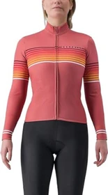 Castelli Ottanta Trikot langarm mineral red (Damen)
