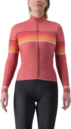 Castelli Ottanta Trikot langarm mineral red (Damen)