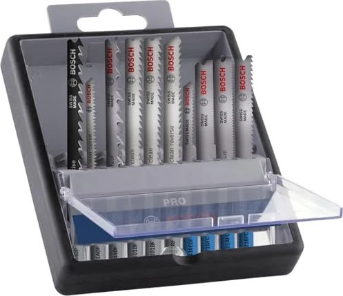 Bosch Professional Wood and Metall Stichsägeblatt-Set, 10-tlg.