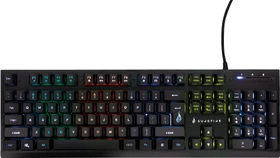 Verbatim SureFire KingPin X2 Gaming Keyboard, LEDs RGB, schwarz, USB, US (48707)