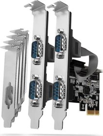 Axagon 4x seriell, PCIe 2.0 x1 (PCEA-S4N)