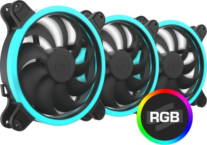 Endorfy SilentiumPC Corona HP RGB Kit, 140mm, 3er-Pack