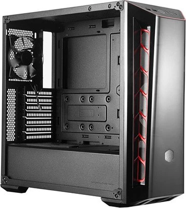 Cooler Master MasterBox MB520, rot, Acrylfenster