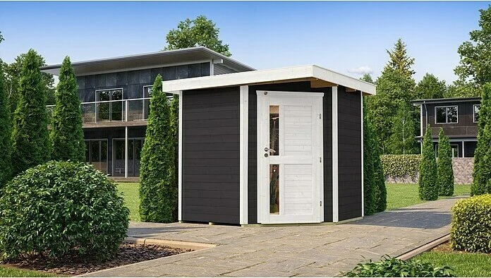 Weka 229 A 209x205cm Gartenhaus anthrazit