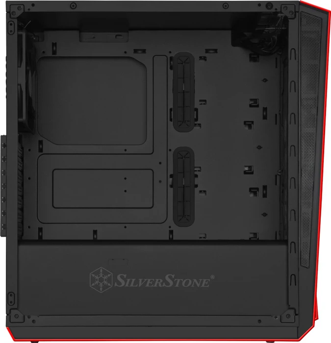 SilverStone Redline Series RL07, schwarz, Glasfenster
