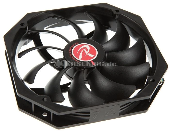 Raijintek Boreas Alpha, schwarz, 140mm