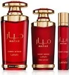 Lattafa Mayar Cherry Intense EdP 100ml + EdP 12ml + Hair Mist 50ml Duftset