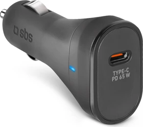 SBS Mobile 65W Car Charger Ultra-fast Charging with Power Delivery (PD) schwarz