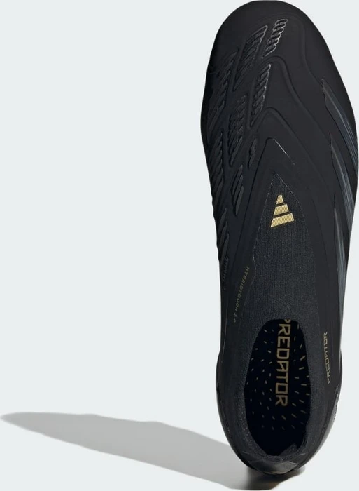 adidas Predator Elite Laceless FG core black/carbon/gold metallic