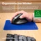 Trust Yuno Ergonomic Wireless Mouse schwarz, USB Vorschaubild