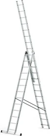 Drabest Pro Alu 3-tlg. Teleskop-Mehrzweckleiter, 3x 13 Stufen