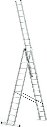 Drabest Pro Alu 3-tlg. Teleskop-Mehrzweckleiter, 3x 13 Stufen